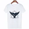 T-shirt gothique pour femmes, Streetwear, Vintage, Vogue, queue de baleine, imprimé, croyance cosmique, Harajuku, hauts ► Photo 2/6