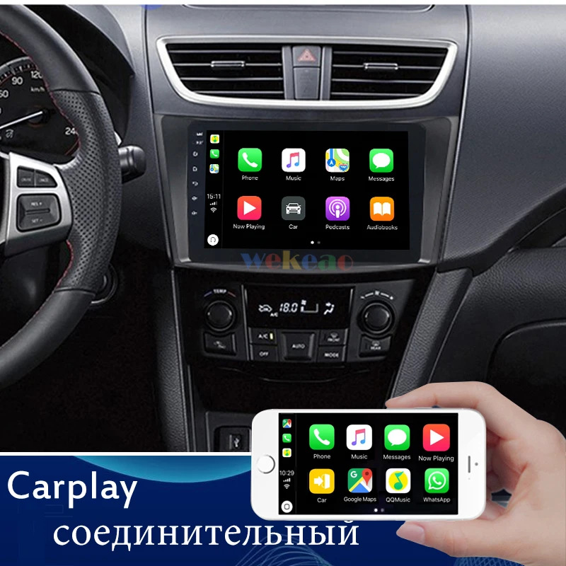  Wekeao Touch Screen 9'' Android 9.0 Car Dvd Multimedia Player For Suzuki Swift Car Radio GPS Naviga