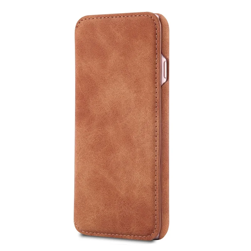 Роскошный кожаный чехол для iPhone 6 6S 7 8 Plus X XR чехол Ретро Флип-кошелек Coque для iPhone XS Max Чехол-держатель для карт