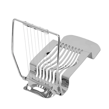 

WSFS Hot 1Pcs Stainless Steel Cut Egg Opener Family expenses fruit Slicer