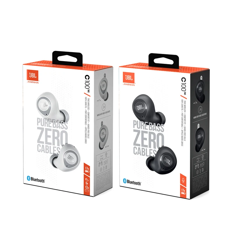 JBL C100 TWS Wireless Earphones Stereo 