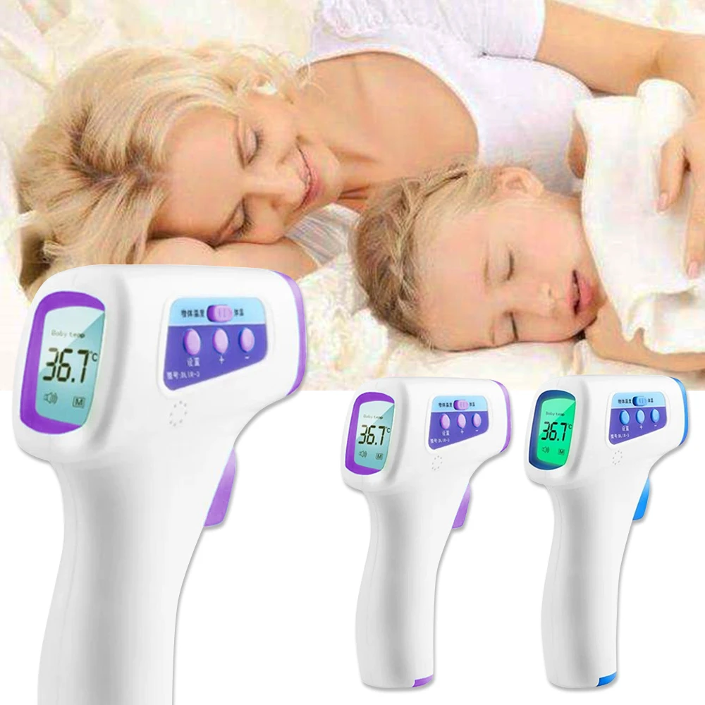 

Baby Adult Safety Digital Handheld Fever Measure Non-contact Digital Infrared Adult Forehead IR Thermometer Delivery Quickly D30