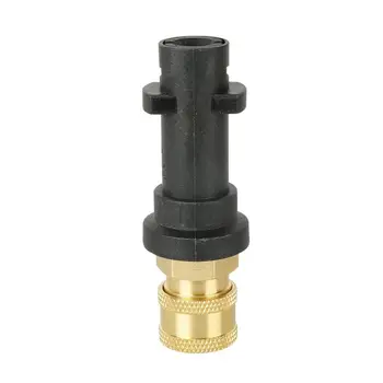 

Pressure Washer Conversion Adapter for Karcher K Series 1/4 Quick Connect Bayonet Connector Foam Pot Cleaning Lance Accessories