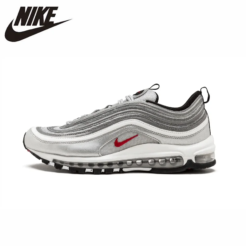Nike Air Max 97 OG Новое поступление оригинальный для мужчин подушки спортивная обувь для бега Открытый Спортивная обувь для обувь #918890/885691/884421