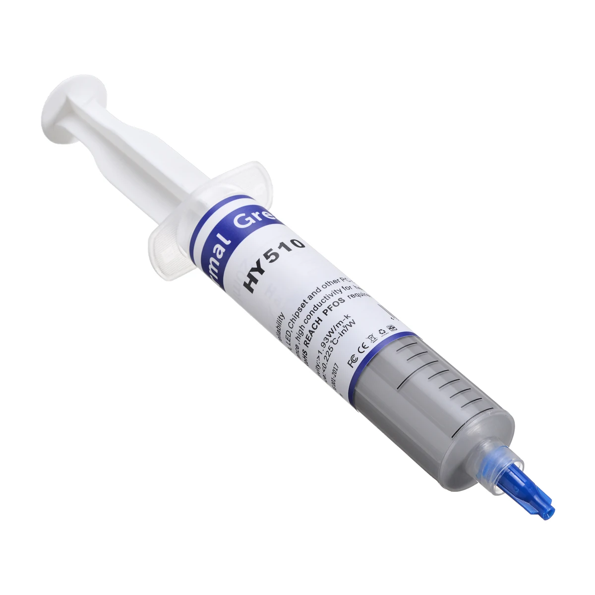 30g Grams Syringe Packaging Gray Thermal Conductive Grease Paste Plaster For CPU Heat Sink Electronic Components Plastic Magnet