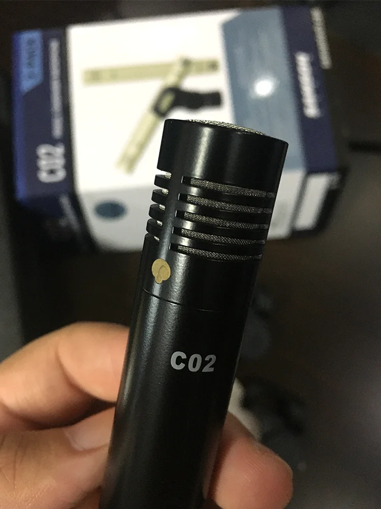 SAMSON C02 C-02 O2 One Pair Condenser Small-Diaphragm Suspension Pencil Shockproof Clip Microphone Piano Mic Type