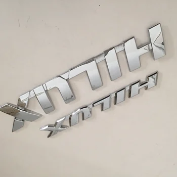 

10pcs ABS HILUX HIACE car Letter Rear trunk Decals Emblem badge sticker Decal Car styling auto Accessories
