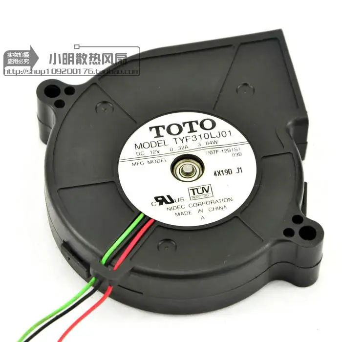 TYF310LJ01 12 В 0.32A 3,84 Вт 70*20 мм защита двигателя охлаждения