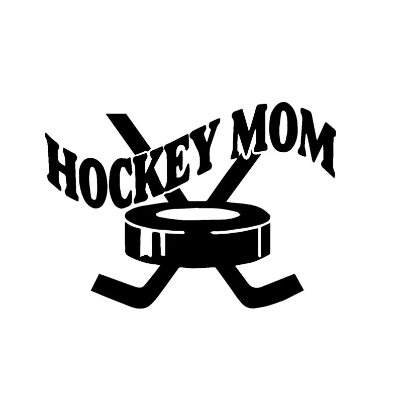 

Car Sticker Mom Hockey Sports Fashion Styling Automobiles Motorcycles Exterior Accssories Vinyl Decals for Toyota Honda Lada Vw