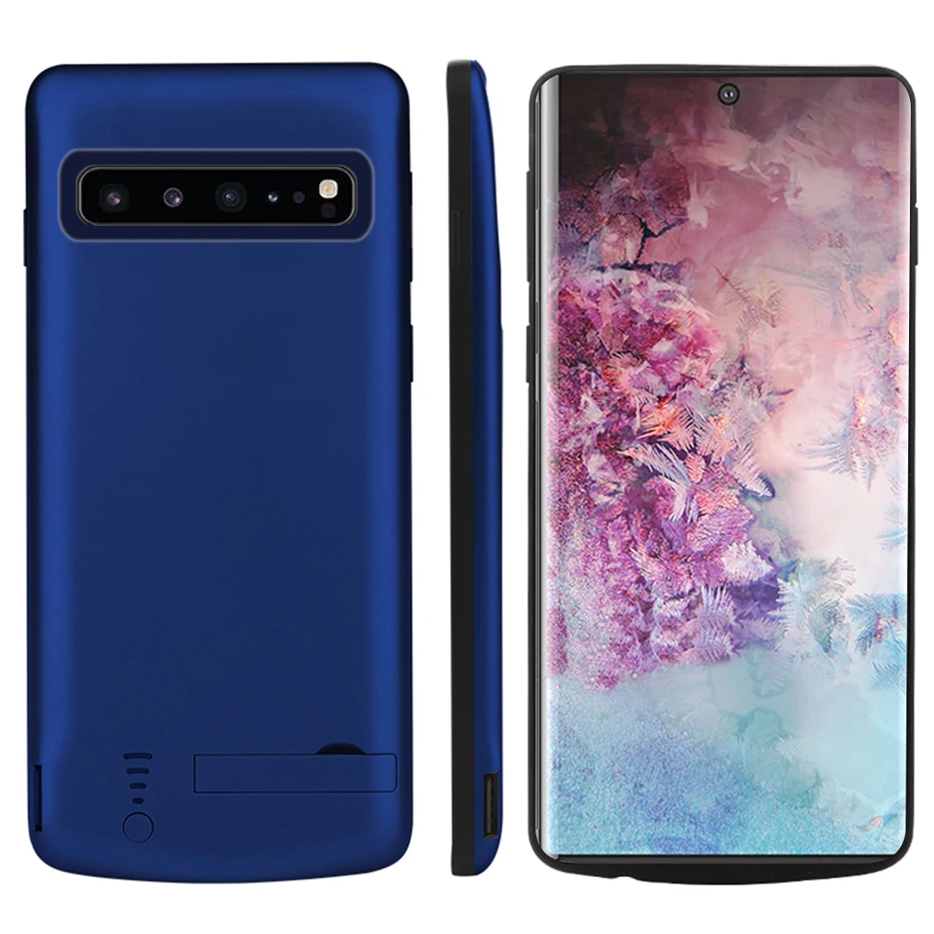 Для samsung Galaxy S10 5G S10 зарядное устройство чехол 5000 мАч Расширенный Powerbank чехол для samsung S10 S10 Plus Чехол Подставка Кронштейн