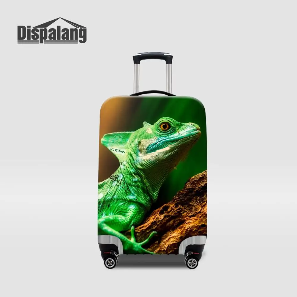 Dispalang, Эластичный Защитный чехол для багажа, индивидуальный дизайн, чехол ящерица для костюма, чехол из эластичного спандекса, чехол для путешествий, 4 размера, для 18-32 - Цвет: Luggage Cover09