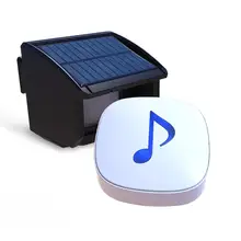 Новейшая Высококачественная Солнечная уличная Беспроводная сигнализация, уличная атмосферостойкая система оповещения о движении с датчиком безопасности