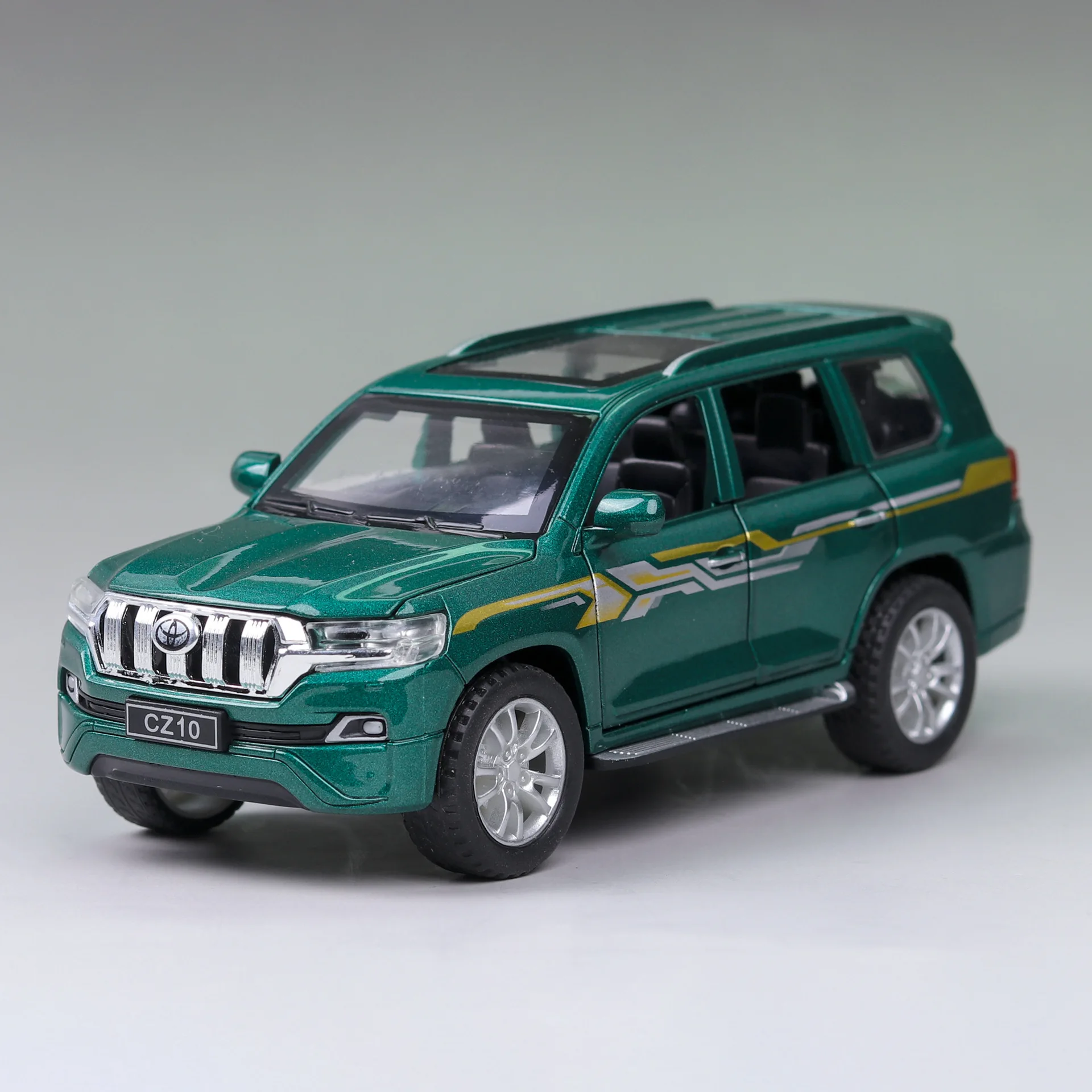 1/32 Toyota PRADO SUV Diecasts& Toy Vehicles модель автомобиля со звуком и светильник коллекция автомобиля игрушки для мальчика Детский подарок на день рождения