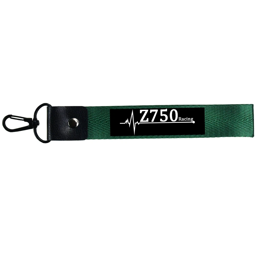 New Motorcycle Keychain Car Curves Keyring OEM Jewelry sticker ID Card Straps Phone Lanyards for Kawasaki Z750 Z 750 Logo Badge