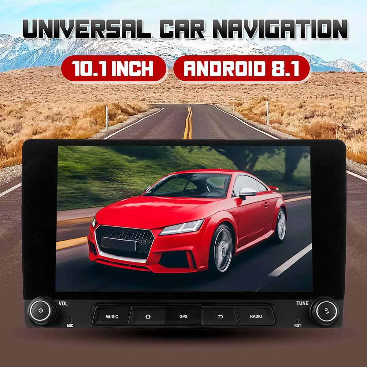 12V 10,1 дюймов gps-навигатор для машины навигация android FM bluetooth с сенсорным экраном автомобильное радио для автомобильной навигации