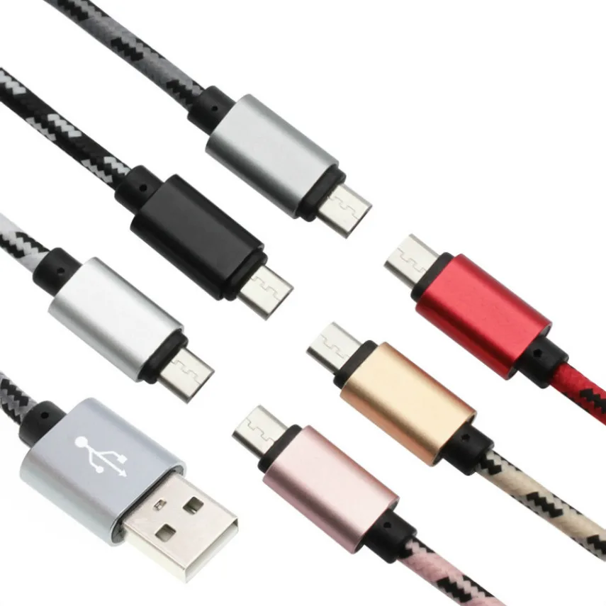 300 шт./лот 0 25 м 1 2 3 тканевый USB микро кабель для HTC & Samsung Galaxy S7 S6 S5 Nokia LG Sony|cable for|usb micro