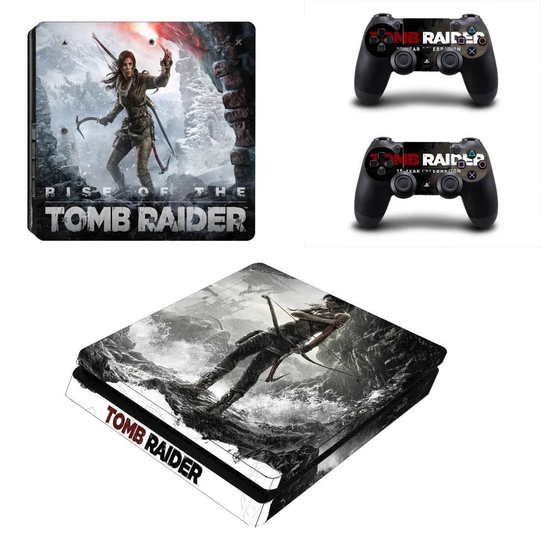 Tomb Raider PS4 Slim Skin Sticker For Sony PlayStation Console