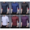 BROWON Newest Plus Size Male Social Shirt Long Sleeved Non-iron Men Flower Shirt Men's Shirt Business Imported-china ► Photo 2/6