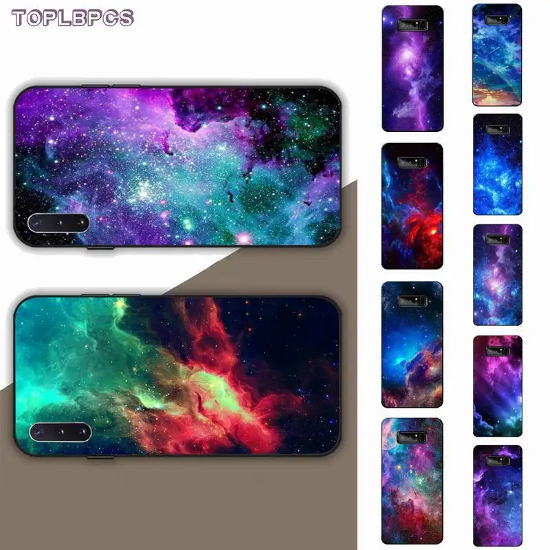 TOPLBPCS pace для galaxy universe Star Dark мягкий черный чехол телефона Samsung Note 3 4 5 7 8 9 10 20 pro lite ultra