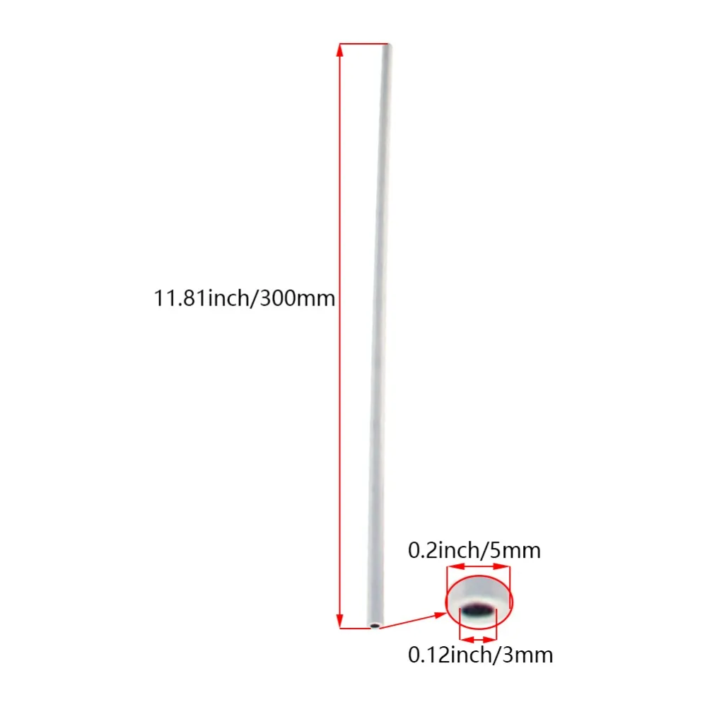 MroMax Top Quality Aluminum Tube 6063 Straight Joint Fitting 3*2/4*2/5*2/5*3/5*4mm Length 300mm 1/2/4pcs Pipe Fitting Facilities