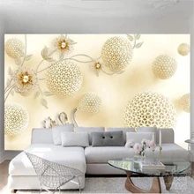 Beibehang пользовательские обои 3D Фреска шар papel де parede обой европейские Роскошные ювелирные изделия Лебедь обои домашний Декор 3d фотобои