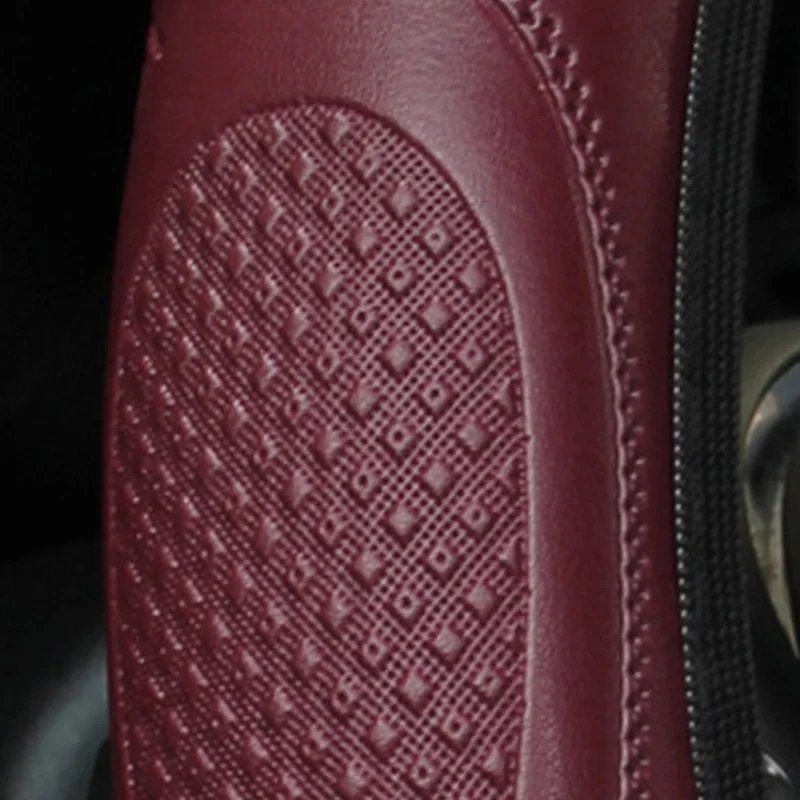 1 шт. автомобильный Противоскользящий рельефный кожаный чехол на руль, эластичный, четыре сезона