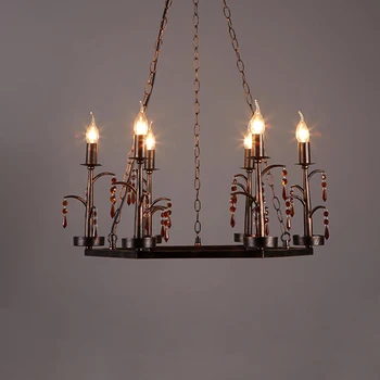 

led e14 retro Industrial Iron Candle LED Lamp LED Light.Pendant Lights.Pendant Lamp.Pendant light For Dinning Room Store Bar