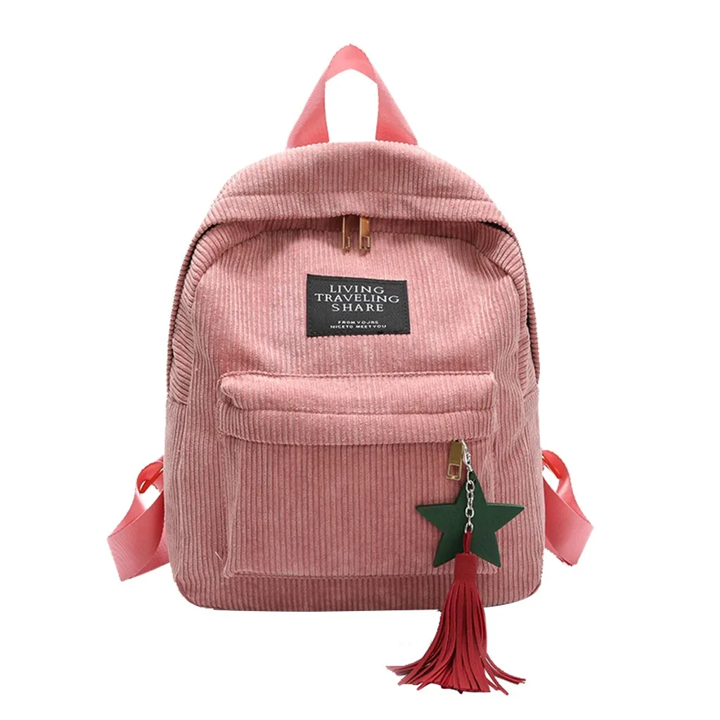 Холщовый Рюкзак для женщин, Простой Модный молодежный рюкзак для путешествий, школьная сумка для отдыха, сумка-тоут для девочки-подростка, сумка через плечо