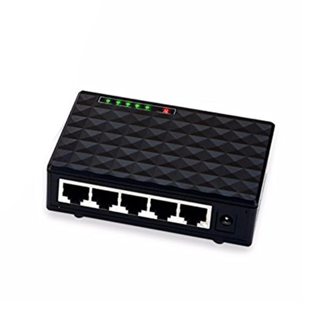 Настольный коммутатор Gigabit LAN концентратор Обмен Ethernet 5-Порты и разъёмы адаптер мини сети