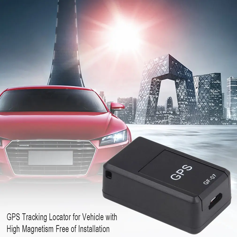 Мини Gf-07 Автомобильный Gps трекер в реальном времени Sos Gsm/Gprs отслеживающее устройство анти-потери мини Магнитный Gps трекер