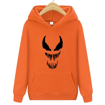 

2020 New Hoodies Men Venom Printed Sweatshirts Anime Superhero Cool Autumn Winter Hoody Plus Velvet Casual Hooded Sportswear