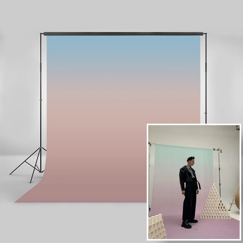 Solid Color Photography Background Solid Color Gradient Backdrop for Kids Adult Portrait Photographic Studio Photo Backgrounds