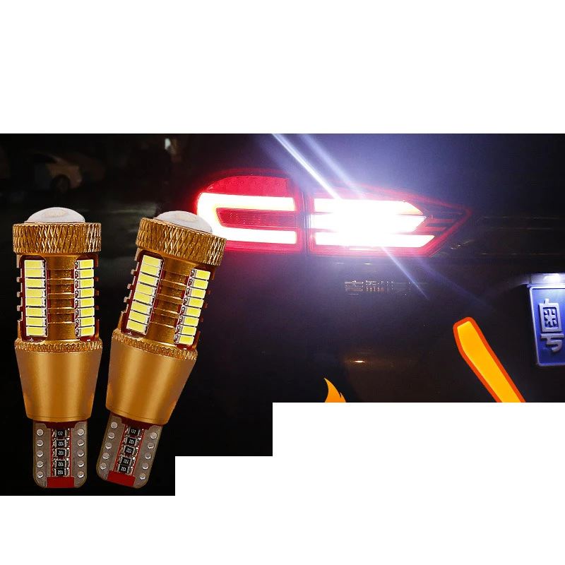 Lsrtw2017 LED Car Reversing Light Trims for Geely Boyue Atlas Interior Mouldings Accessories