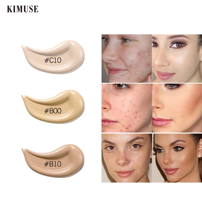 KIMUSE Perfect Full Coverage Creamy Conealer Liquid Facial Corrector Waterproof Base Makeup Eye Dark Circles Acne 1 KIMUSE Perfect Full Coverage Creamy Conealer Liquid Facial Corrector Waterproof Base Makeup Eye Dark Circles Acne 2