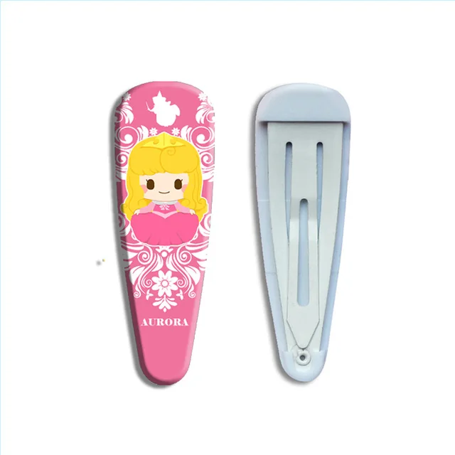 Disney Mickey Minnie Frozen Hairpin Cute Girls Headdress Children Hairpin Cartoon Girl Side Clip Hair Accessories Birthday Gifts 8