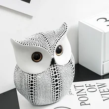 Украшение в виде совы в скандинавском стиле, украшение из смолы, украшение для автомобиля, украшение для дома и офиса