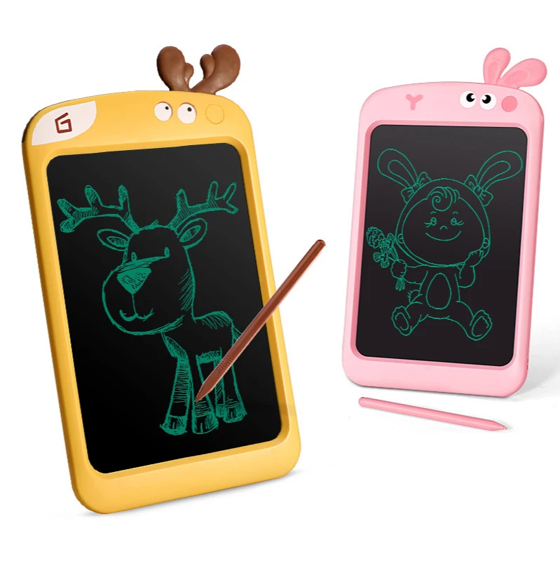 

Cartoon Kids LCD Writing Tablet Children Handwriting Pads Pre-School Toddlers Electronic Digital Drawing Board Girls Pink Gift