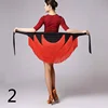 Women Ballroom Latin Salsa Tango Tassel Dance Skirt Skate Wrap Scarf Dancewear Sexy Multicolor Skirt ► Photo 2/6