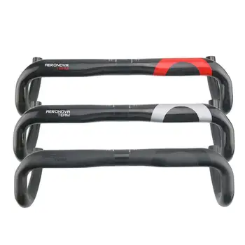 

400/420/440mm Full Carbon Fiber Ultra-light Bicycle Handlebar Stem MTB Road Bike Handlebar Drop Bar Mountain Bike Handle Bar