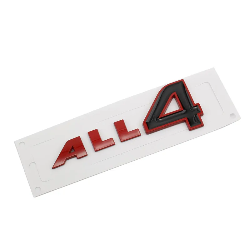 Car ALL 4 Metal Stickers and Decals For MINI R60 R61 F60 Cooper S Countryman Paceman ALL4 Rear Trunk Body Emblem Badge Stickers