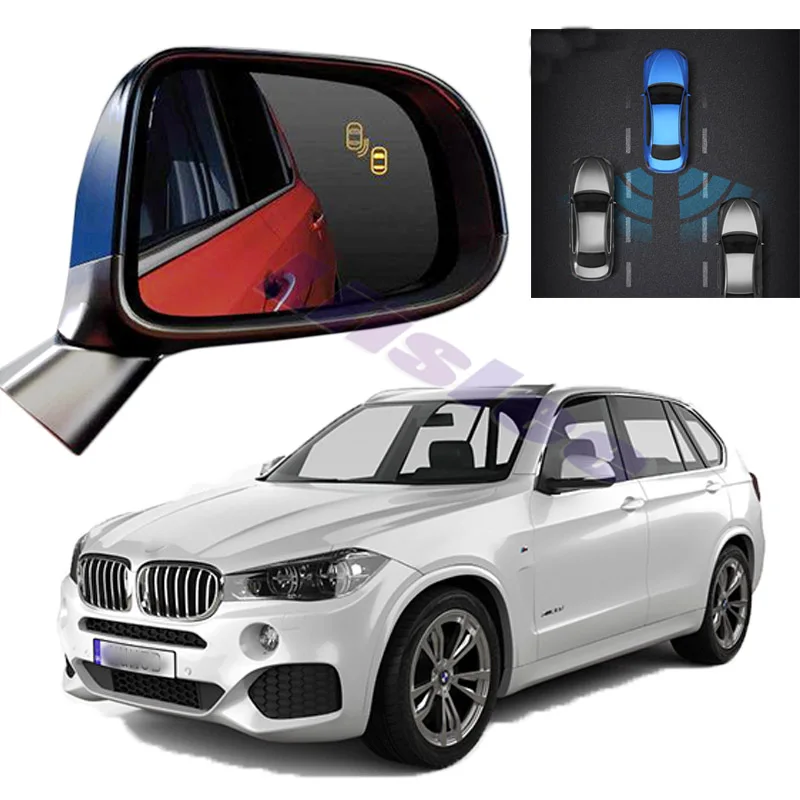 Car BSM BSD BSA Radar Warning System Safety Driving Alert Mirror
