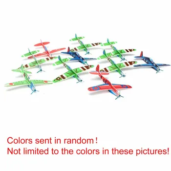 

Plastic Hand Throwing Children Toys Party Educational Gift Flying Scientific Random Color Game Airplane Model