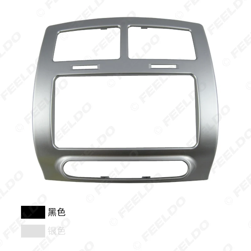 FEELDO автомобиль 2DIN CD/DVD аудио стерео рамка для приборной доски пластина для Toyota IST 2007- радио приборная отделка для коробки передач комплект# MX4910