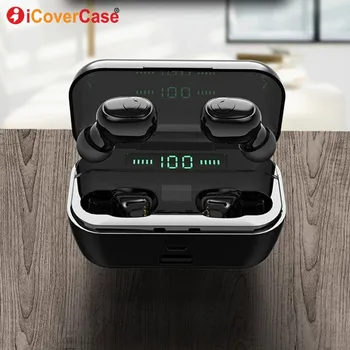 

Twins Bluetooth Earphones Wireless Headphone with Charging Box + Mic Phone Accessory For Oneplus 7 pro 5G 6T 6 1+6 T 5T 5 3T 3
