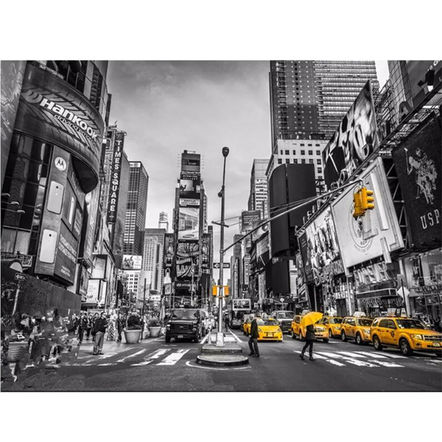 5d diy diamond painting full square,cross stitch pictures,3d cross stitch,diamond painting new york,mosaic home Decoration art