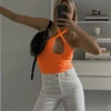 Orange Halter Top
