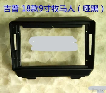 

9" Car radio Fascia Frame Facials Install Panel Dashboard Trim Kit for Jeep Wrangler 2018-2020