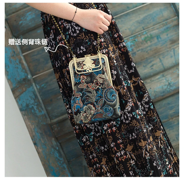 new women's handbags pure handmade women shoulder crossbody bag chain (19)