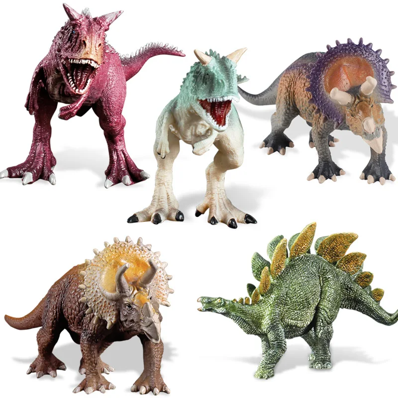 

Model Solid Dinosaur Model Triceratops Tyrannosaurus Rex Plastic Animal Toy