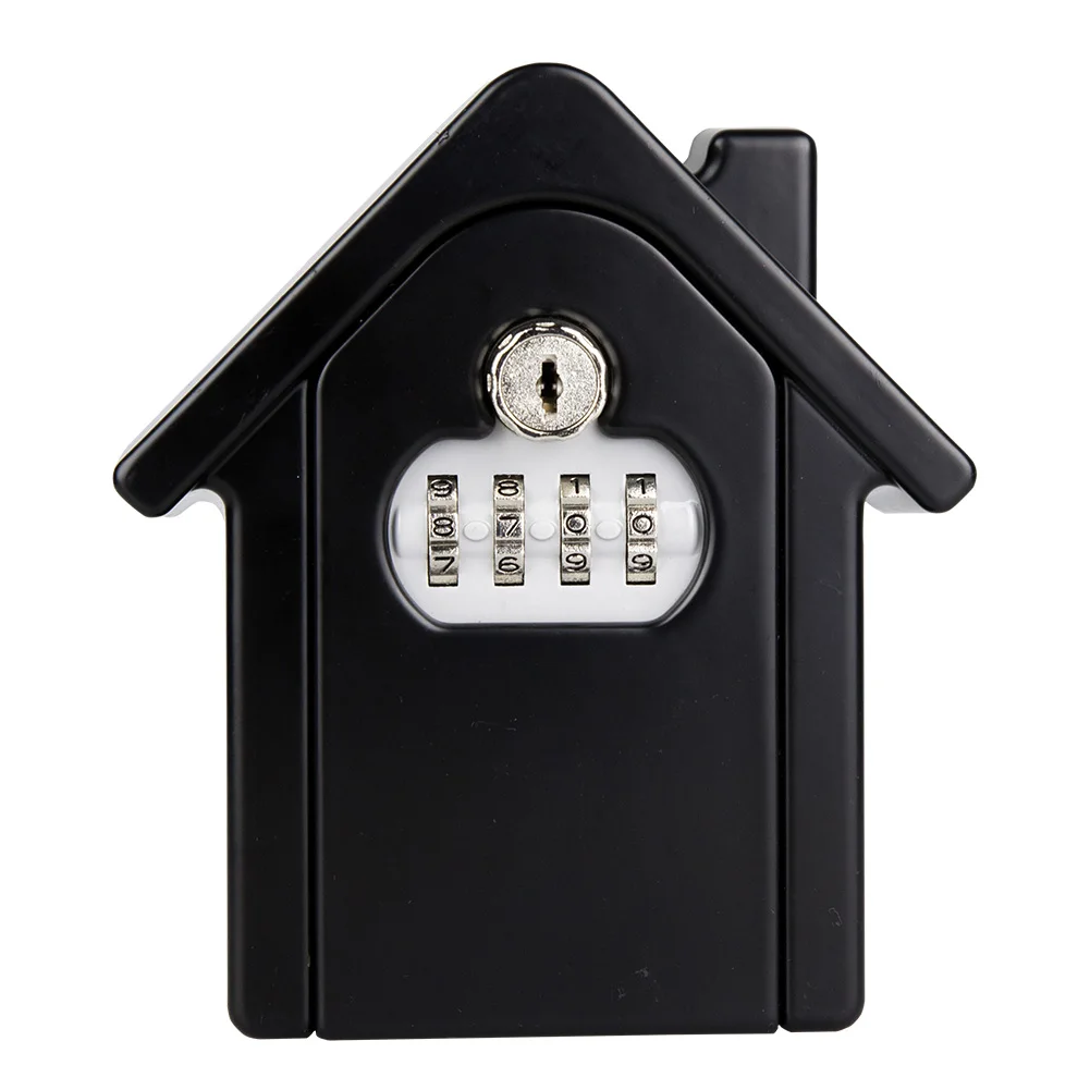 

Key Lock Box with Waterproof Case Wall Mount Metal Password Box for Home Business JFlyer